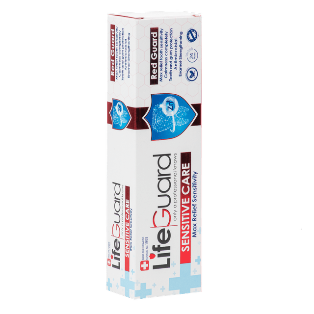 خمیر دندان حساس (Red Guard) برند لایف گارد با حجم 120 گرم - Image 5